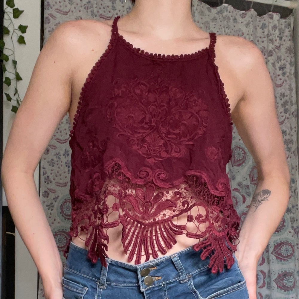 Forever 21 Tank Crop Top Blouse